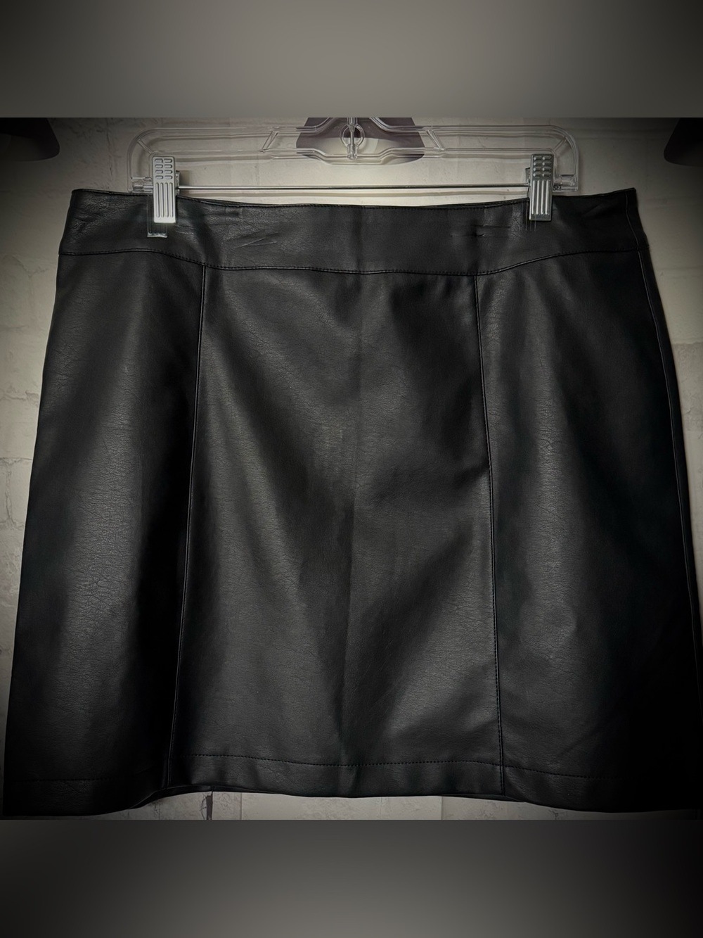 Forever21+ faux leather skirt
